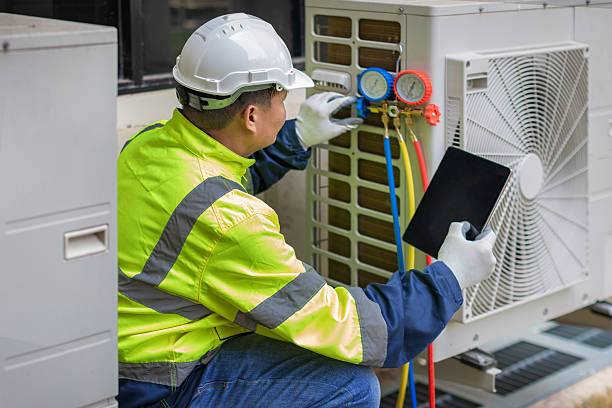 Professional Air Conditioning Repair technician working in Notre Dame, IN